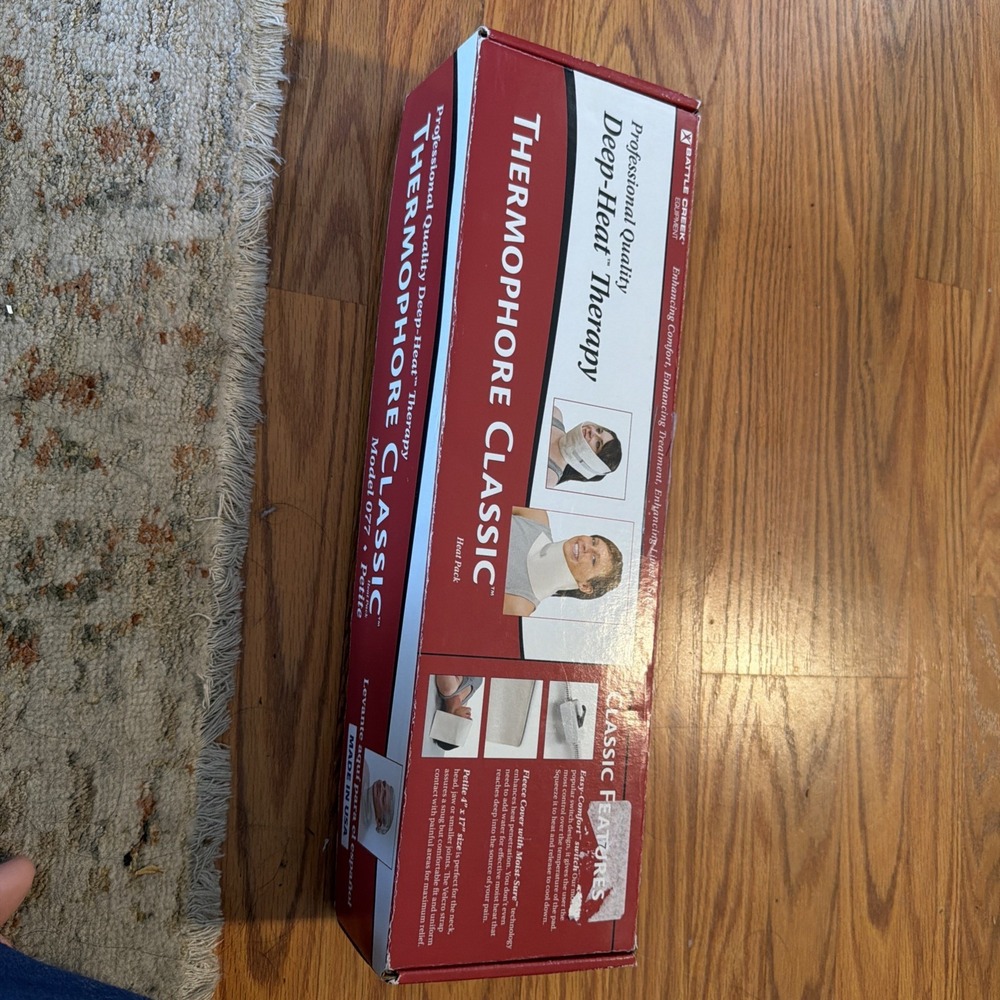 Battle Creek Thermophore Moist Petite Heating Pad 4" x 17" Open Box